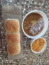 Pav Bhaji and Gajar Halwa