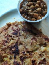 Aloo Paratha + Chole