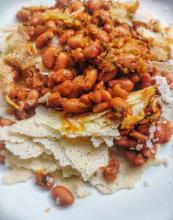 Rajma with Rice Rotti