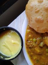 Poori Sabzi + Shrikand