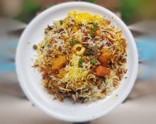 Dum Aloo Biryani 