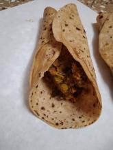 Aloo Chapati Roll