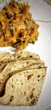 Karela Curry + Chapati