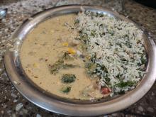 Lemon Corriander Rice + Veggies Sauce