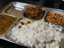 Rice, Dal, Mix Vegetable, Dal