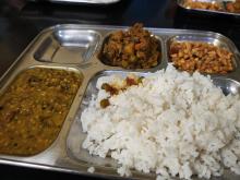 Rice, Dal, Mix Vegetable, Dal