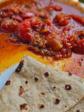 tomato_chutney+chapati_5