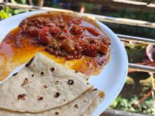 tomato_chutney+chapati_4