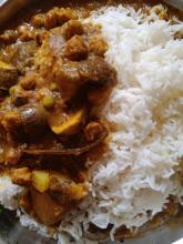Bhandara Sabzi + Rice