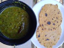 Sarson ka saag + Makke ki roti