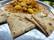 Soya Masala + Chapati
