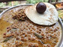 Kala Jamun + Appam + Kadala Curry