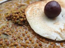 Kala Jamun + Appam + Kadala Curry